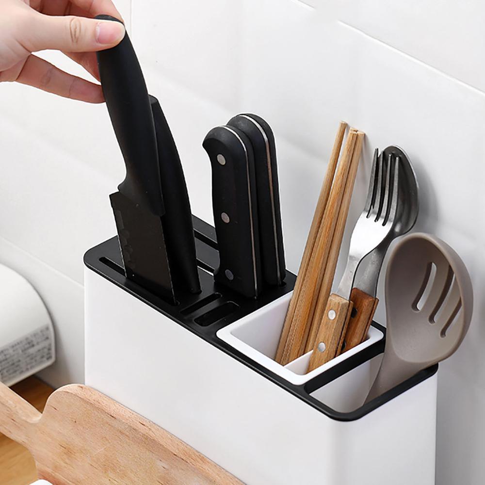 Mutfak Gereçleri ve Bıçakları için Plastik Saklama Rafı