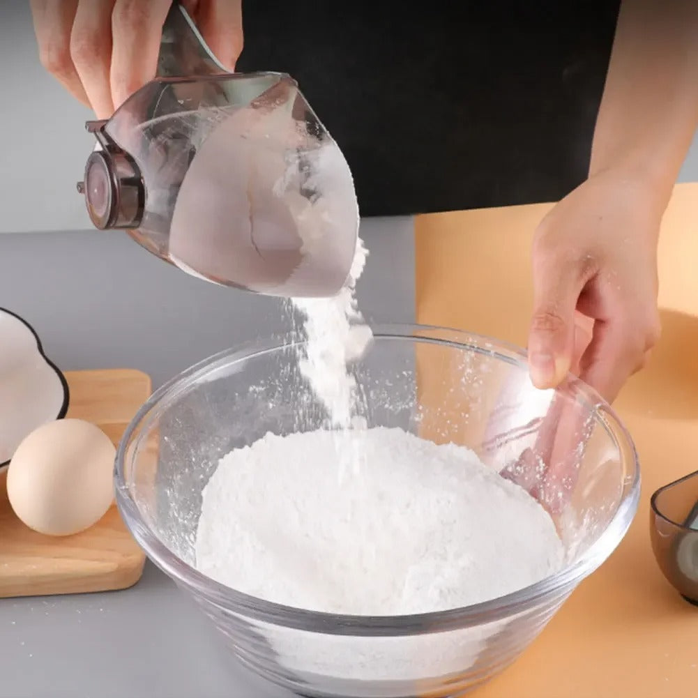 Plastik Ayarlanabilir Ölçü Kaşığı (Skalalı)