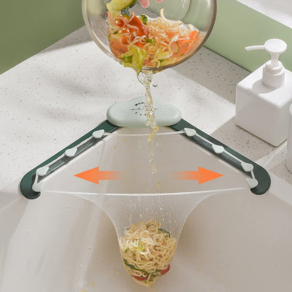 Üçgen Bulut Tasarımlı Lavabo Süzgeci